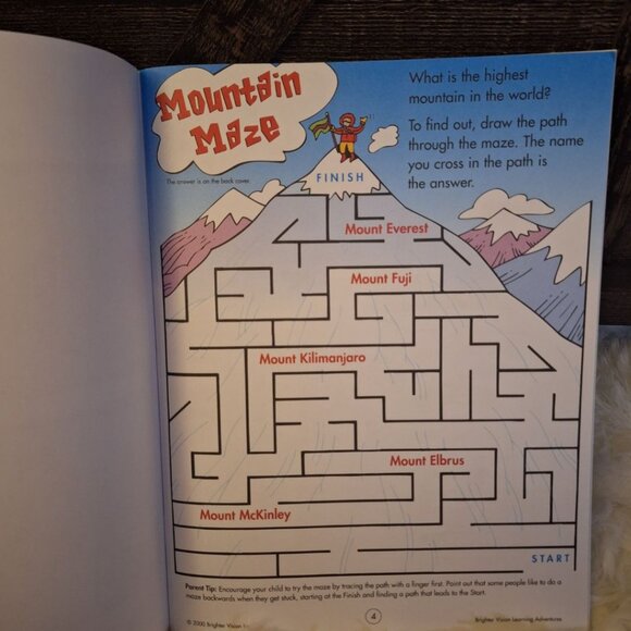 Vintage Activity Book Fun Places To Go Kid Child Puzzles Maze Connect The Dots - Picture 6 of 13